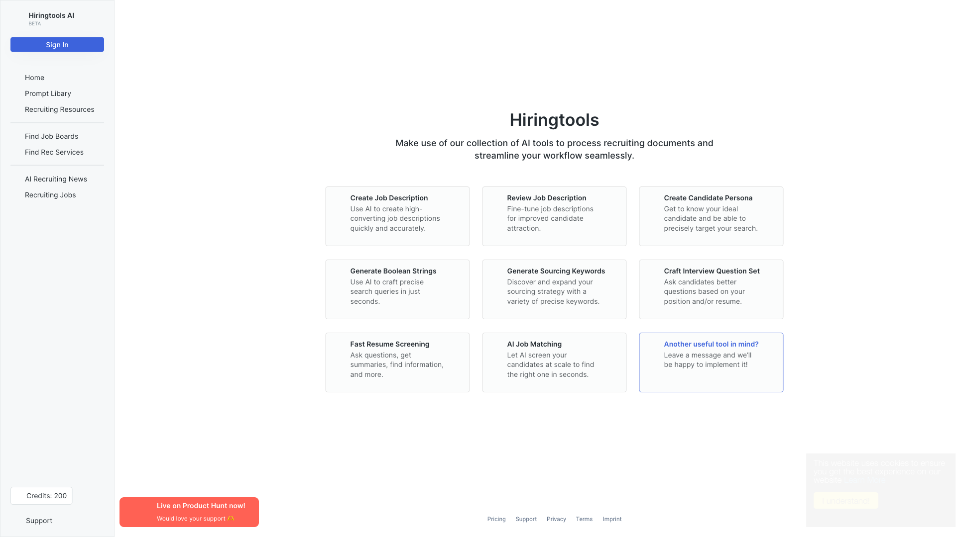  Hiringtools AI