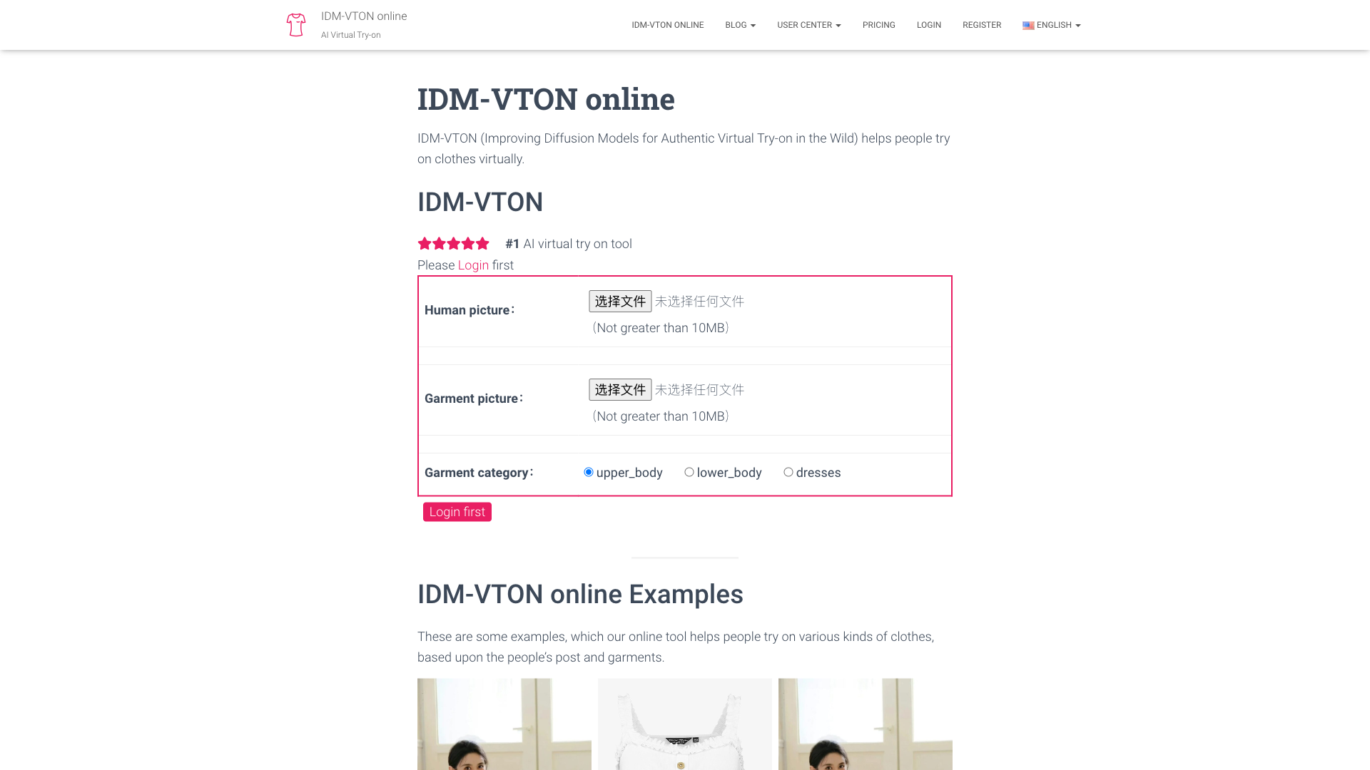  IDM-VTON online