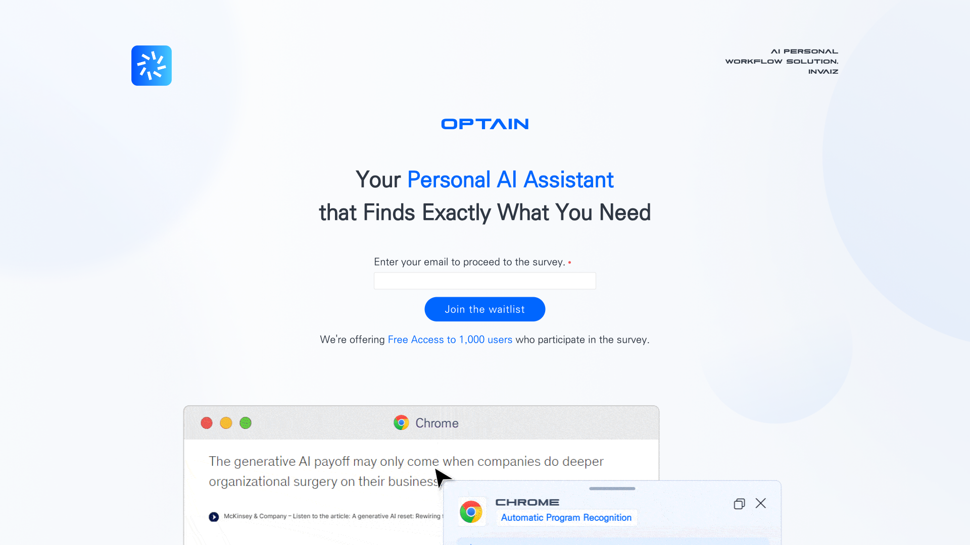  Optain.AI Beta