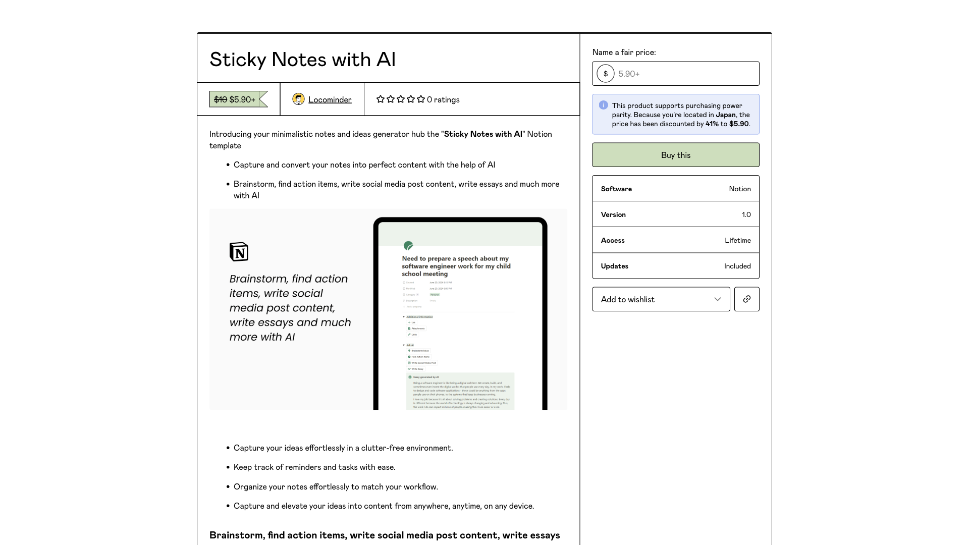 Sticky Notes with AI